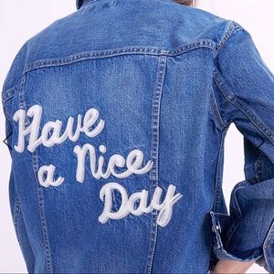 Oversized style jeans jacket by Madewell